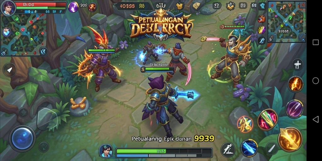 Tampilan gameplay RPG yang menampilkan petualangan seru di dunia fantastis 9939.