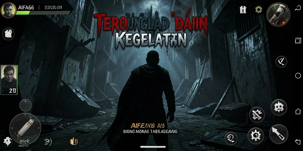 Screenshot AIFA66 menampilkan ketegangan gameplay horor yang mendebarkan.