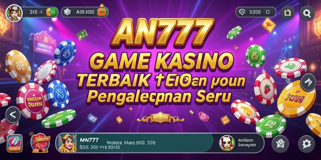Tampilan screenshot dari gameplay Kasino AN777 yang mendebarkan.