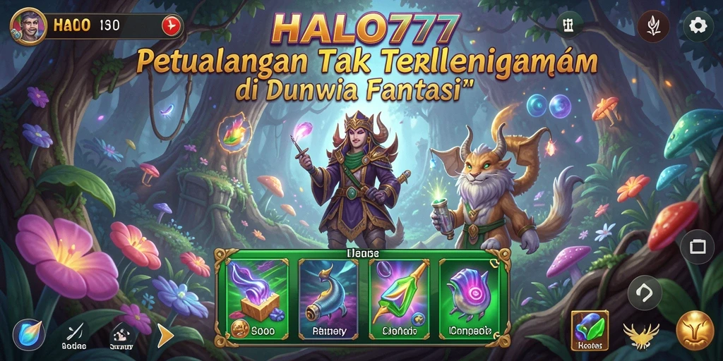 Gameplay HALO777 menampilkan petualangan seru dalam dunia fantasi.