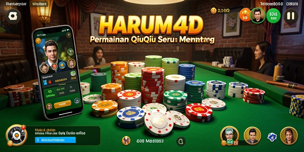 Tampilan gameplay seru dari HARUM4D dalam permainan QiuQiu.