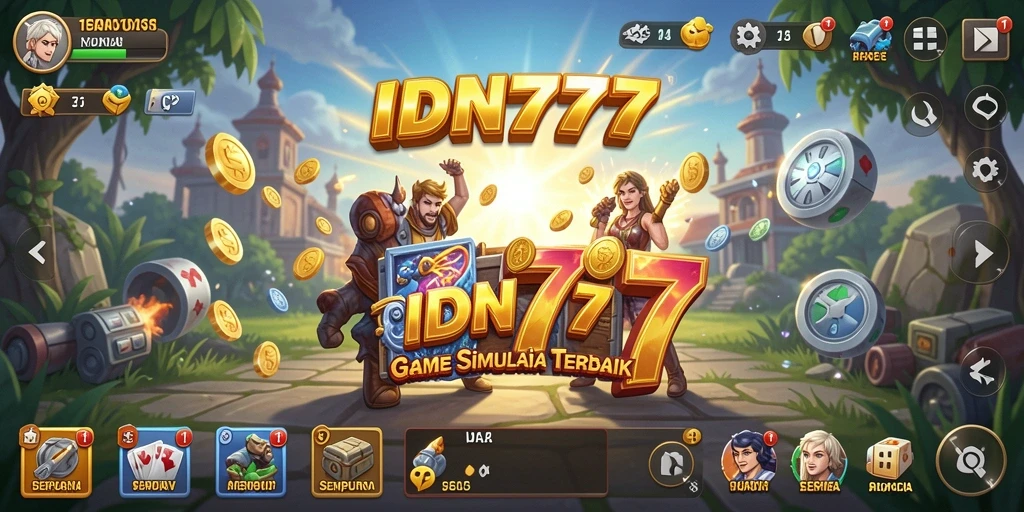 Tampilan gameplay IDN777 yang menarik dan imersif dalam simulasi.