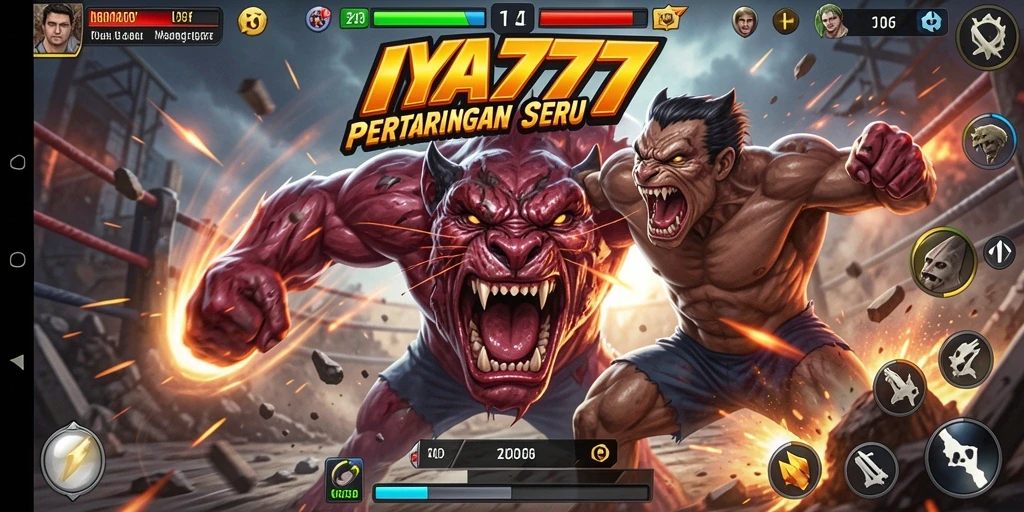 Screenshot ini menunjukkan aksi seru dalam gameplay IYA777.