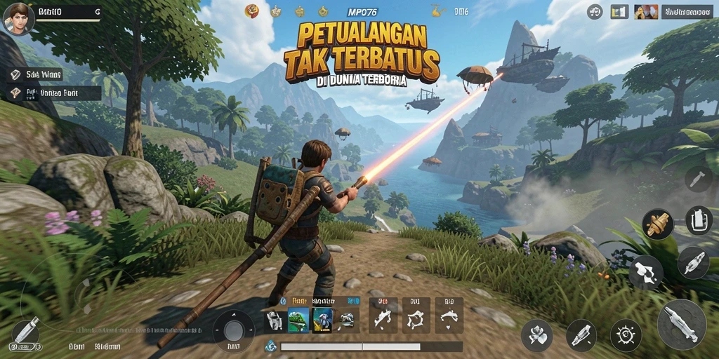 Gameplay yang menarik dari MPO76 dalam dunia terbuka.
