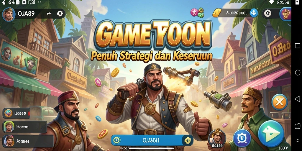 Screenshot OJA89 menampilkan gameplay seru Tycoon yang mendalam.