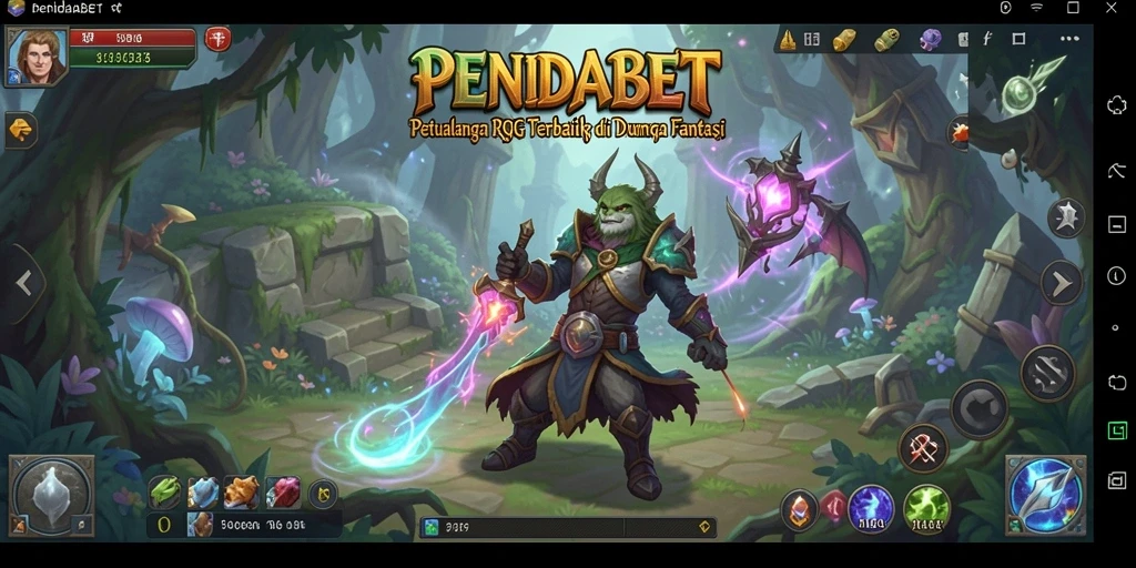 Tampilan gameplay PENIDABET dengan aksi pertempuran yang mendebarkan