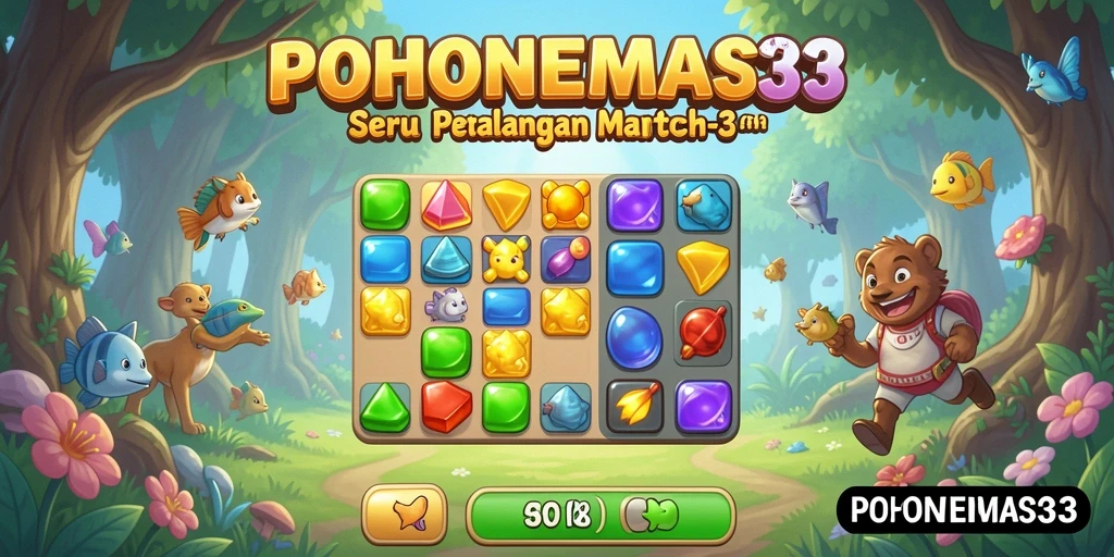 Tampilan menarik dalam gameplay seru dari POHONEMAS33.