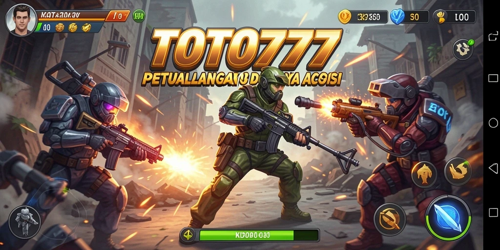 Tangkapan layar gameplay TOTO777 yang penuh aksi dan petualangan.